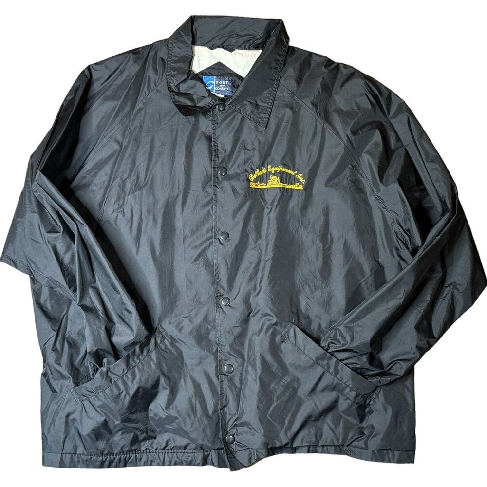 Port & Company Vintage Nylon Jacket DePaoli Equipment Inc. Embroidered 2XL
